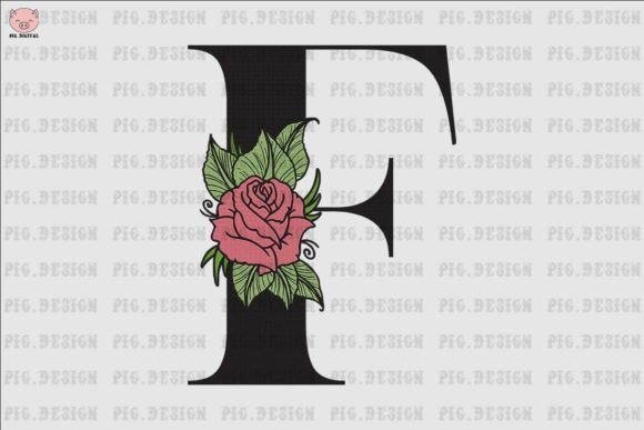 Flower Rose Font F: A Seasonal Embroidery Review