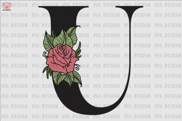 Flower Rose Font U: A Seasonal Embroidery Review