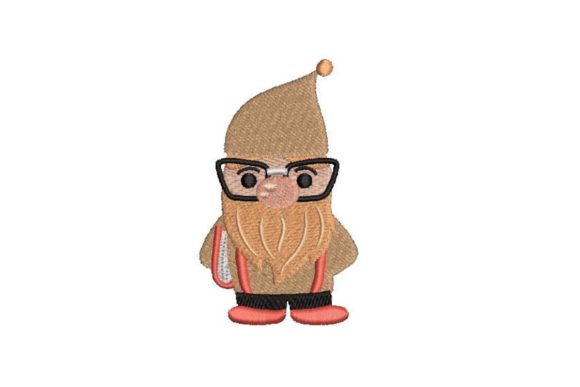 Nerd Gnome: A Charming Embroidery Design for Meaningful Handmade Gifts